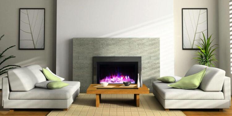 Amantii Fireplace in Living Room